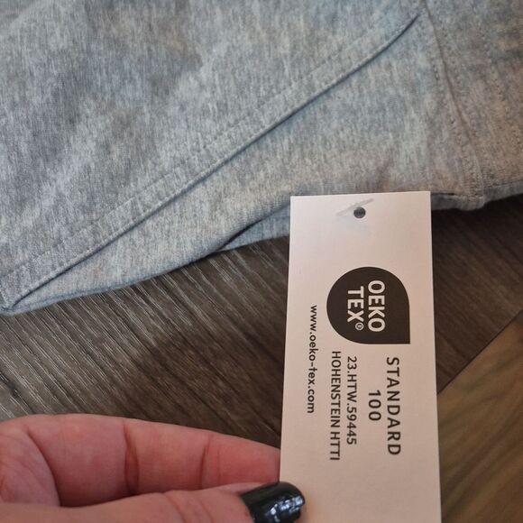 🎁3/$30🎁 KAREN SCOTT SPORT Activewear Gray Bermuda Jersey Shorts Sz XL New - Picture 4 of 10